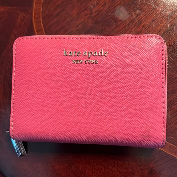 Kate, spade, small, zippered, wallet - Picture 1 of 9